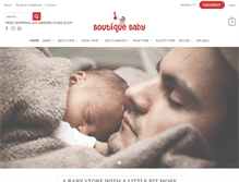 Tablet Screenshot of boutiquebaby.com.au